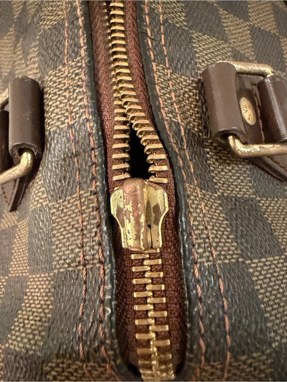 Authentic Louis Vuitton Speedy 25 Damier Ebene – Made in France